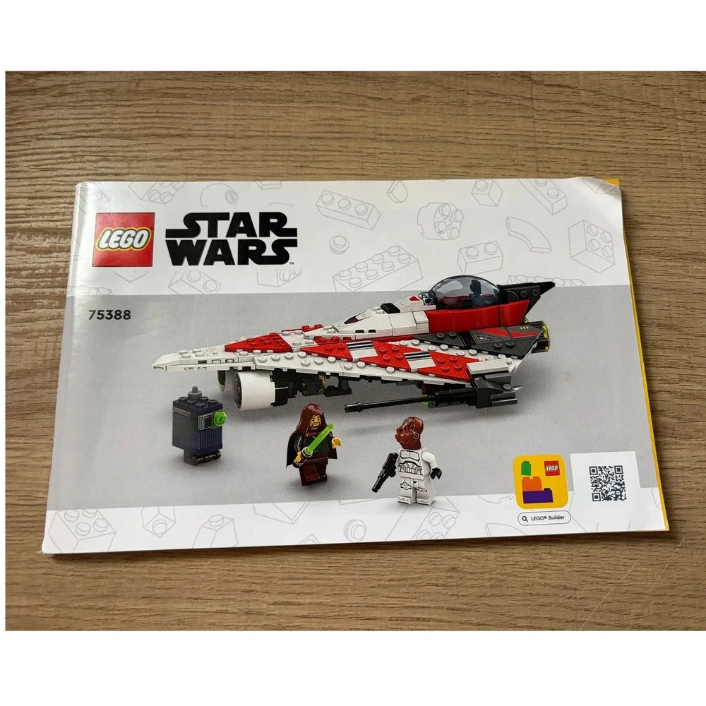 LEGO Star Wars 75388 Jedi Bob's Starfighter Instruction Manual Booklet Only